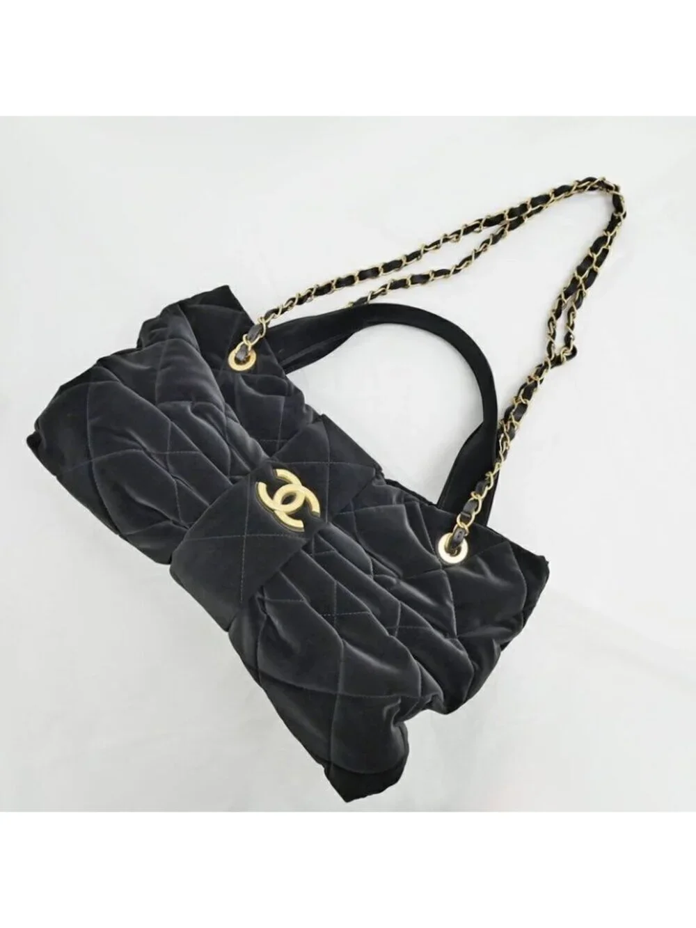 Chanel Bow Bag Chain Shoulder Hand